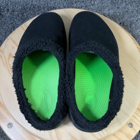 OOFOS OOcoozie Mule Mens Size 10 Black Slip On Recovery Sandals Casual Comfort main image 7